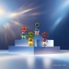Colorful astronaut plush toy doll plush toy Application Scenario